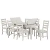 New Classic 40-D4129-D6C Echo - Dining Table And 6 Chairs - Driftwood