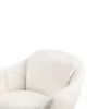 New Classic SAF60-AC-IVY Fleming - Boucle Swivel Lounge Chair - Ivory