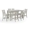 New Classic 40-D1652C-6C New Classic 40-D1652C-6C Pascal - Counter Dining Table With 6 Chairs - Driftwood