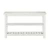 Liberty Furniture 142-OT1030 Liberty Furniture 142-OT1030 Backroads - Sofa Table - Weathered White & Parchment Brown
