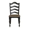 Liberty Furniture 244B-C4000S Liberty Furniture 244B-C4000S Magnolia Manor - Spindle Back Side Chair - Weathered Bark & Antique Black