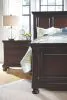 Ashley Furniture B697-92 Porter - Two Drawer Night Stand - Dark Brown
