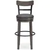 Ashley Furniture D388-230 Caitbrook - Tall UPH Swivel Barstool - Gray
