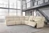 Ashley Furniture U13001S1 Ashley Furniture U13001S1 Double Deal - 6-Piece Power Reclining Sectional With Console - Almond