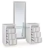 Ashley Furniture B822B7 Chalanna - Vanity With Mirror - White