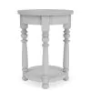 Riverside Furniture 54313 Riverside Furniture 54313 Winston - Round Chairside Table - Aged Cotton