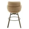 ACME DN03808 ACME DN03808 Jena - Counter Height Chair With Swivel - Taupe & Bronze