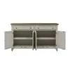 Liberty Furniture 652-SR6838 Farmhouse Reimagined - Server - Antique White / Chestnut Tops