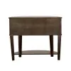 CoasterEssence 950156 Diane - 2-Drawer Demilune Entryway Console Table - Cappuccino