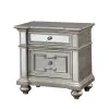 Furniture of America CM7673N Salamanca - Nightstand - Silver