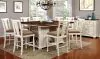 Furniture of America CM3199WC-SV Sabrina - Server - Off-White / Cherry