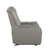New Classic L3183A-13P2-LGY Breckenridge II - Glider Recliner With Power Headrest & Footrest - Light Gray