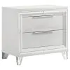 Coaster Fine Furniture 224961KW-S5 Marmore - 5 Piece California King Bedroom Set - White