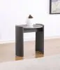 Coaster Fine Furniture 710757 Gladstone - Round Faux Marble Top End Table - Distressed Gray