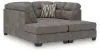 Benchcraft® 31305S3 Olten - 2-Piece Super Chaise - Graphite