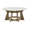 Liberty Furniture 465-OT1011 Berkley Square - Round Cocktail Table - Linen & Khaki