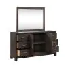 Liberty Furniture 313-BR-DM Modern Edge - Dresser & Mirror - Caffe