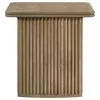 Coaster Fine Furniture 722857 Adina - Square Wood Side End Table - Distressed Light Brown
