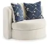 Ashley Furniture 3370644 Padova - Swivel Accent Chair - Ivory