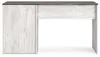 Ashley Furniture H4121-34 Shawburn - Home Office Desk - White / Dark Charcoal Gray