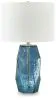 Ashley Furniture L430854 Tallow - Glass Table Lamp - Blue
