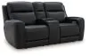 Ashley Furniture PCU1090218 Ashley Furniture PCU1090218 5Z-Comfort - Power Reclining Loveseat / Console / Adjustable Headrest - Onyx