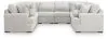 Ashley Furniture PC59106S6 Ashley Furniture PC59106S6 Cuddle Plush - 8-Piece Sectional - Arctic