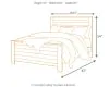 Ashley Furniture B697B12 Ashley Furniture B697B12 Porter - California King Panel Bed - Rustic Brown