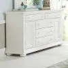 Liberty Furniture 607-BR32 Summer House - 2 Door 5 Drawer Dresser - Oyster White