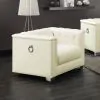 CoasterElevations 505393 Chaviano - Upholstered Track Arm Accent Chair - Pearl White