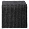 Coaster Fine Furniture 708517 Cahya - Woven Rattan Square End Table - Black