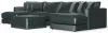 Jackson Furniture Industries 2245/75/31/76/12-35 Jackson Furniture Industries 2245/75/31/76/12-35 Remington - 4 Piece Modular Double Chaise Sectional And 1 Included Cocktail Ottoman - Pine