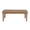 Intercon HI-TA-5028T-SWH-C Highland - Coffee Table With Turned Legs - Sandwash