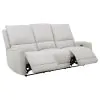 Coaster Fine Furniture 610521P Sylmar - Chenille Upholstered Power Reclining Sofa - Dove Gray