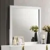 Coaster Fine Furniture 223094 Ines - Dresser Mirror Holographic - White High Gloss