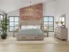 Riverside Furniture 79280-79283-79274 Riverside Furniture 79280-79283-79274 Bennett - King Storage Bed - Frosted Gray