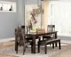 Ashley Furniture D596-35 Haddigan - Rectangular Dining Room Extension Table - Dark Brown