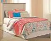 Ashley Furniture B267-87 Willowton - Full Panel Headboard - Whitewash