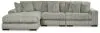 Ashley Furniture 21105S10 Ashley Furniture 21105S10 Lindyn - 3-Piece Sectional With Laf Corner Chaise - Fog