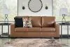 Ashley Furniture 55603/38/35/25 Ashley Furniture 55603/38/35/25 Bolsena - 3 Pc. - Sofa, Loveseat, Rocker Recliner - Caramel