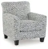 Ashley Furniture A3000658 Hayesdale - Accent Chair - Black / Cream