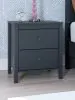 Ashley Furniture EB1528-292 Simmenfort - Two Drawer Night Stand - Navy Blue