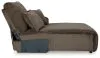 Ashley Furniture 92705S10 Ashley Furniture 92705S10 Top Tier - 3-Piece Reclining Sectional With Raf Press Back Chaise - Chocolate