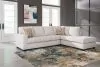 Ashley Furniture 24305S2 Ashley Furniture 24305S2 Aviemore - 2-Piece Sectional With Raf Corner Chaise - Stone