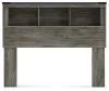 Ashley Furniture B4480-85 Frandern - Full Bookcase Headboard - Gray