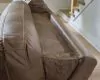 Ashley Furniture PC9180247 Beckley Place - 2 Seat Power Reclining Sofa With Adjustable Headrest - Earth