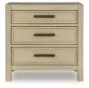 Ashley Furniture B602-93 Calmoro - Three Drawer Night Stand - Gray