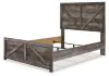 Ashley Furniture B440B17 Ashley Furniture B440B17 Wynnlow - Full Crossbuck Panel Bed - Gray
