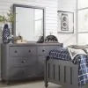 Liberty Furniture 423-YBR-DM Cottage View - Dresser & Mirror - Dark Gray