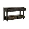 Liberty Furniture 792-OT1030 Mill Creek - 2 Drawer Sofa Table - Peppercorn